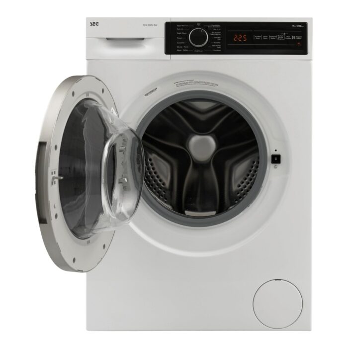 SEG Scm 10M12 Inv  10 Kg 1200 Devir Inverter Buharlı Yıkama Özellikli Çamaşır Makinesi - Görsel 2