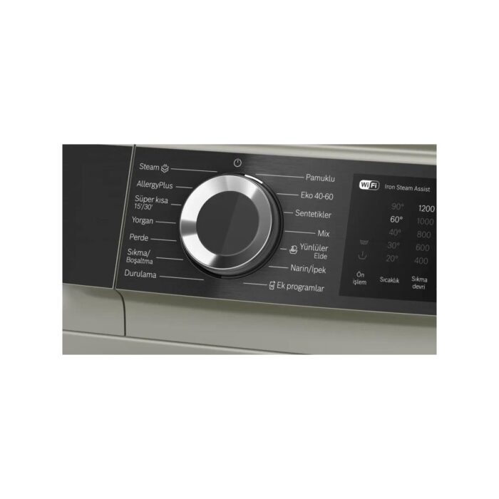Bosch WGK252ZXTR Çamaşır Makinesi 10 kg 1200 Devir Gümüş - Görsel 3