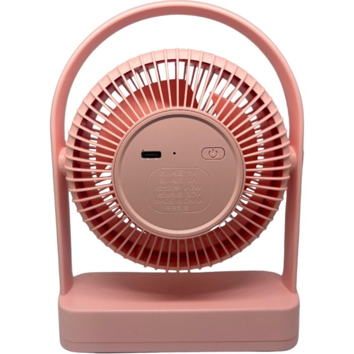 Wexta Ys2235 Taşınabilir Masaüstü Pembe Usb Fan - Görsel 3