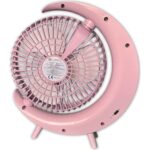 Wexta S24 Taşınabilir Masaüstü Pembe Usb Fan - Görsel 4