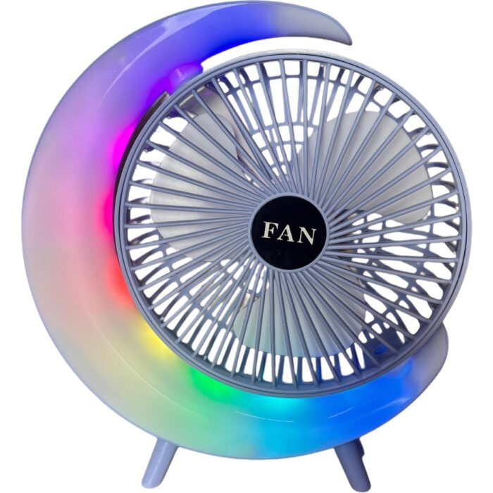 110001059756683.jpg Wexta S24 Taşınabilir Masaüstü Mavi Usb Fan - Görsel 1