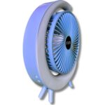 Wexta S24 Taşınabilir Masaüstü Mavi Usb Fan - Görsel 3