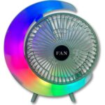 Wexta S24 Taşınabilir Masaüstü Yeşil Usb Fan