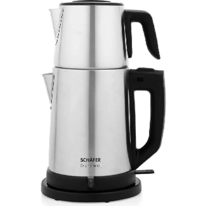 Schafer Optimal Elektrikli Paslanmaz Çay Makinesi - Inox - 1500 Watt - Görsel 4
