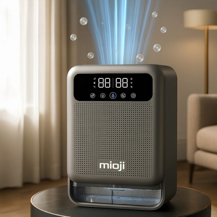 Mioji Mio 30NEC Pro 3.8 Litre Çift Göstergeli Nem ve Rutubet Alma İyon Hava Temizleme Cihazı - Silver - Görsel 2