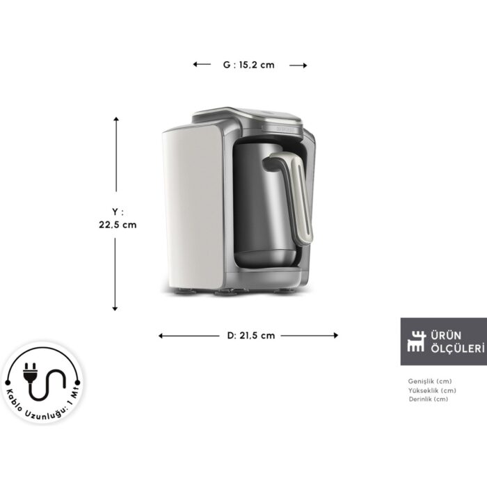 Karaca Hatır Neo Türk Kahve Makinesi Starlight - Görsel 2