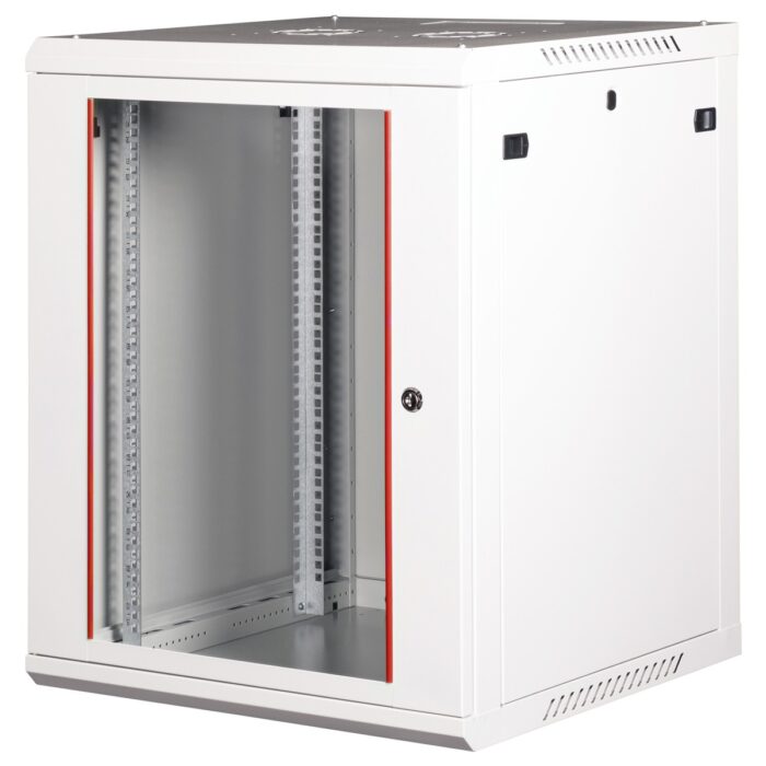 Lande - 15U 19" Duvar Tipi Rack Kabinet – Genişlik: 600 mm | Derinlik: 600 mm – Açık Gri (Demonte) - Görsel 2