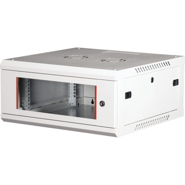 Lande 4u 19" Duvar Tipi Rack Kabinet – Genişlik: 600 mm | Derinlik: 600 mm – Açık Gri (Demonte) - Görsel 4