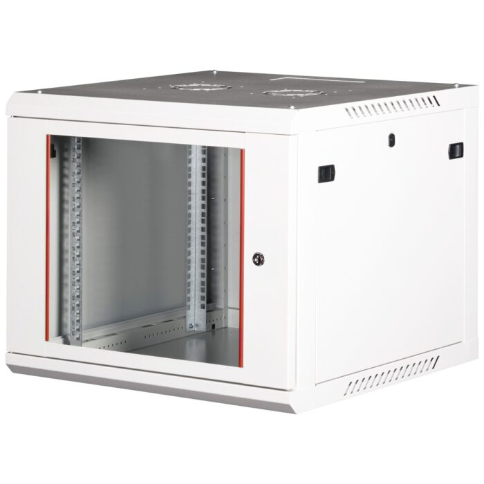 Lande 9u 19" Duvar Tipi Rack Kabinet – Genişlik: 600 mm | Derinlik: 600 mm – Açık Gri (Demonte) - Görsel 2