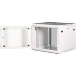 Lande 9u 19" Duvar Tipi Rack Kabinet – Genişlik: 600 mm | Derinlik: 600 mm – Açık Gri (Demonte) - Görsel 3