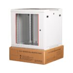 Lande 12U 19" Duvar Tipi Rack Kabinet – Genişlik: 600 mm | Derinlik: 600 mm – Açık Gri (Demonte)