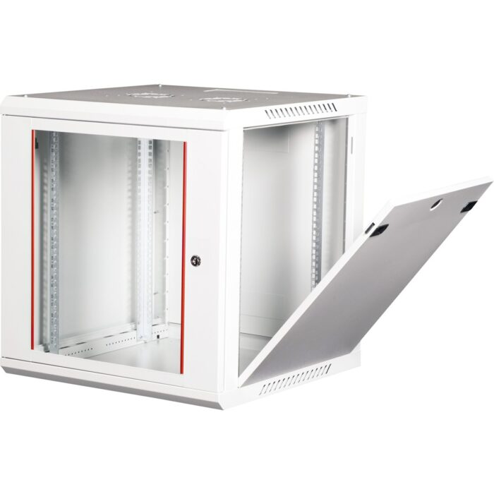 Lande 12U 19" Duvar Tipi Rack Kabinet – Genişlik: 600 mm | Derinlik: 600 mm – Açık Gri (Demonte) - Görsel 3