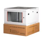 Lande - 6u 19" Duvar Tipi Rack Kabinet – Genişlik: 600 mm | Derinlik: 600 mm – Açık Gri (Demonte)