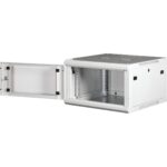 Lande - 6u 19" Duvar Tipi Rack Kabinet – Genişlik: 600 mm | Derinlik: 600 mm – Açık Gri (Demonte) - Görsel 3