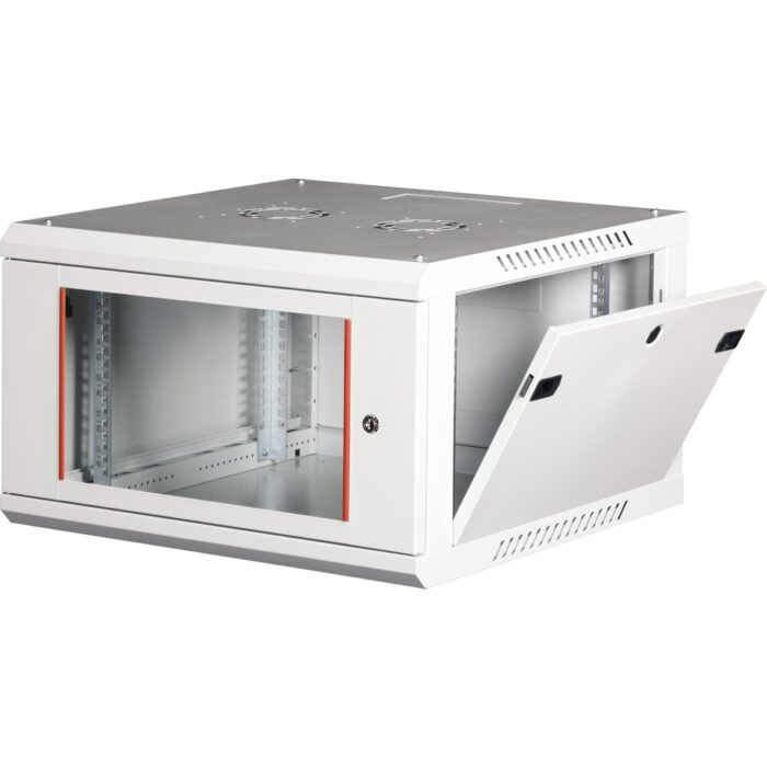 Lande - 6u 19" Duvar Tipi Rack Kabinet – Genişlik: 600 mm | Derinlik: 600 mm – Açık Gri (Demonte) - Görsel 4