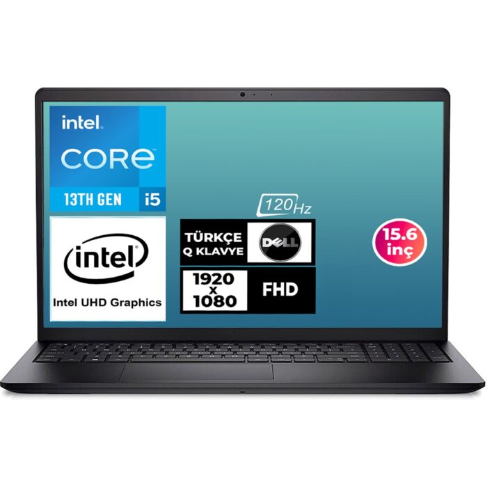 110001064774564.jpg Dell Vostro 3530 I5-1334U 8gb 512GB SSD 15.6" Fhd Ubuntu Taşınabilir Bilgisayar N3409PVNB3530U - Görsel 1