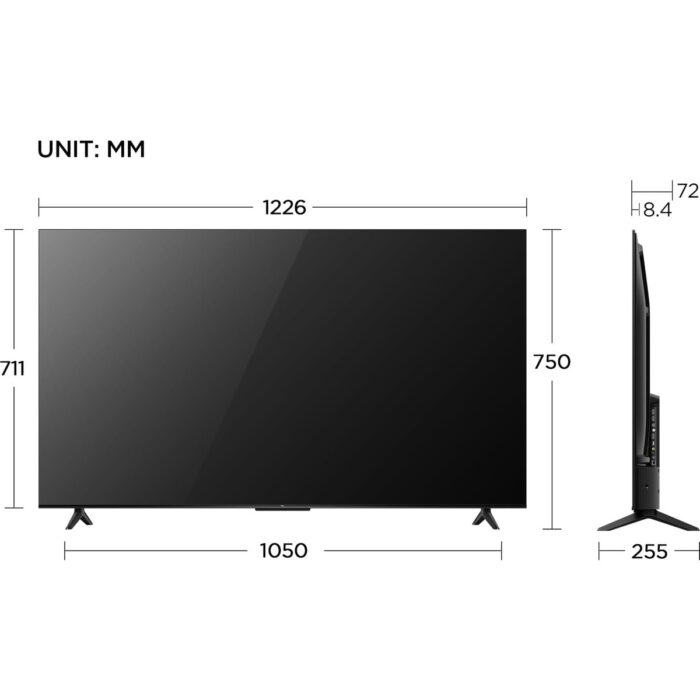 TCL 55V6B 55” 138 Ekran Uydu Alıcılı 4K Ultra HD Google TV - Görsel 3