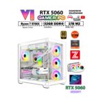 Zeiron GTA-VI X32 White Pro ✔ Ryzen 7 5700X 32GB Ram 1TB M.2 Nvme SSD 8GB GDDR7 RTX5060 Ekran Kartı Premium Masaüstü Bilgisayar