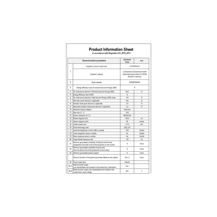 LG 65QNED86A 65'' 165 Ekran Uydu Alıcılı 4K Ultra HD Smart webOS QNED TV - Görsel 5