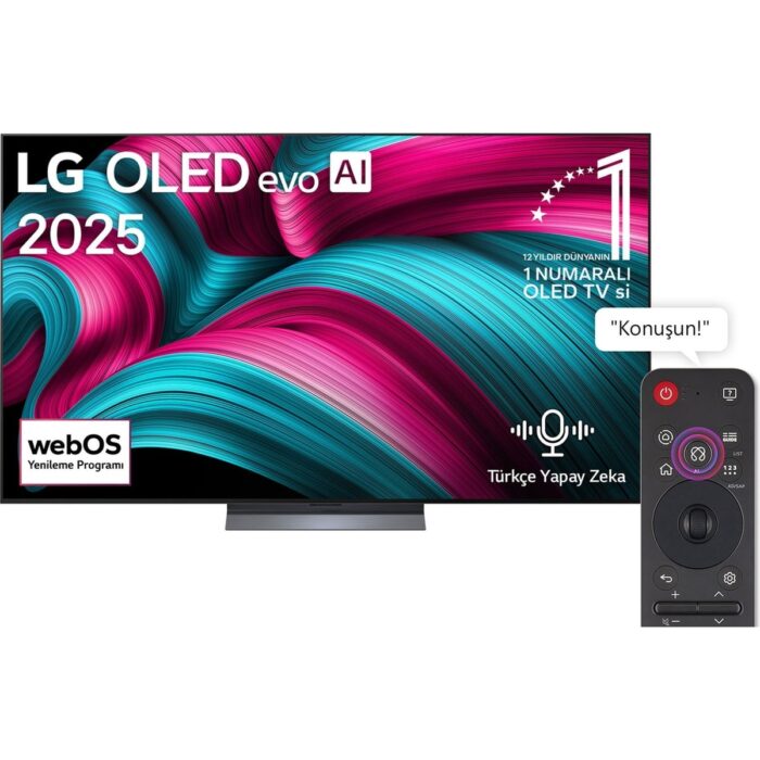 LG OLED77C54LA 77'' 195 Ekran Uydu Alıcılı 4K Ultra HD Smart webOS OLED Evo TV - Görsel 1