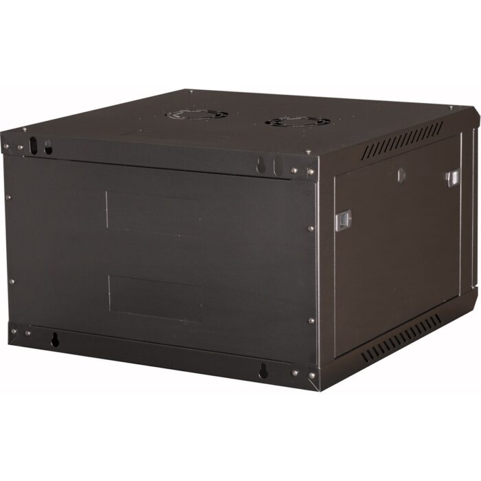 Lande - 6u 19" Duvar Tipi Rack Kabinet – Genişlik: 600 mm | Derinlik: 600 mm – Siyah - Görsel 3