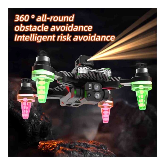 Beemen C19S Katlanabilir 4K Kamera Drone | Wifi Fpv, 360° Takla, Işık Sensörlü Otomatik Denge, Başsız Mod, Akıllı Takip - Görsel 4