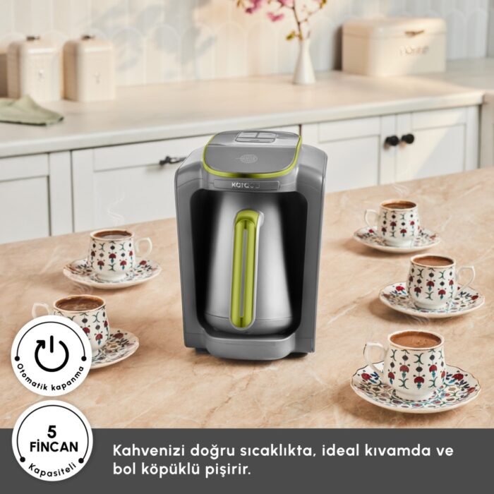 Karaca Hatır Neo Türk Kahve Makinesi Lime Green - Görsel 3
