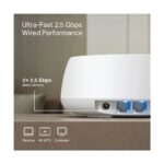 TP-Link Deco BE25 (1-Pack) | Wi-Fi 7 Mesh Sistemi | BE3600 Mbps Hız | Fiber Uyumlu | Çift Bant | AI-Roaming | 2.5 Gbps Port | 200 Cihaz | WPA3 | VPN | Mobil Uygulama ile Kolay Kurulum - Görsel 5