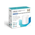 TP-Link Deco X50 (1-Pack) | Wi-Fi 6 Mesh Sistemi | AX3000 Mbps Hız | Fiber Uyumlu | Çift Bant | Gigabit Port | 150 Cihaz | 230 m² Kapsama | WPA3 | Mobil Uygulama ile Kolay Kurulum - Görsel 3