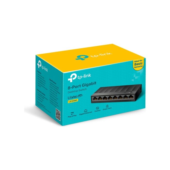 TP-Link LS1008G 8PORT 10/100/1000 YÖNETİLEMEZ SWITCH - Görsel 2