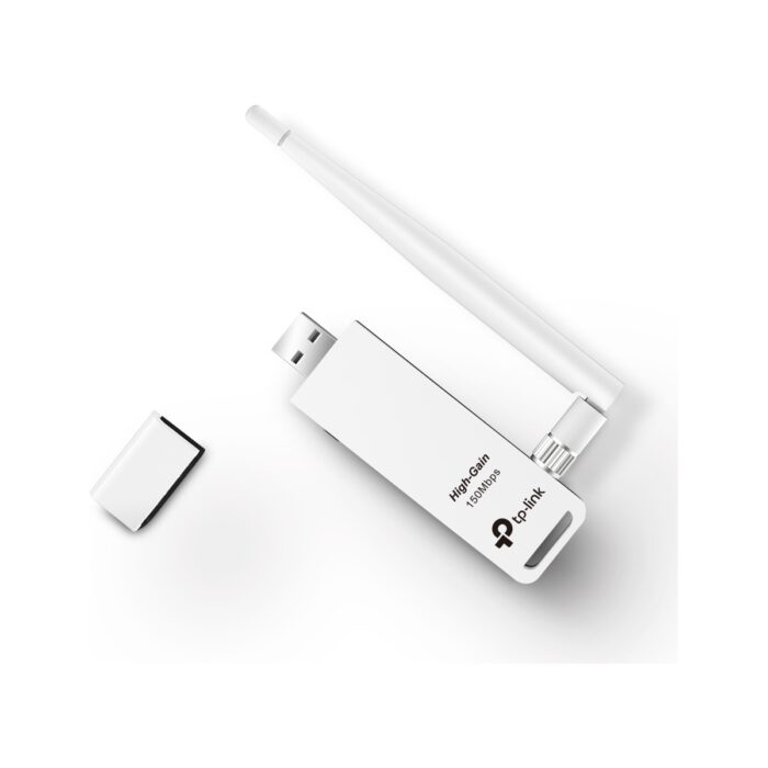 TP-Link TL-WN722N | Wi-Fi 4 USB Adaptör | 150 Mbps | 4dBi Anten ile Yüksek Çekim Gücü | WPS Butonu | Kolay Kurulum | Windows | macOS  & Linux Uyumlu - Görsel 3