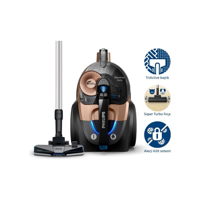 110001075531615.jpg Philips Marathon Daily XB7151/07 Toz Torbasız Elektrikli Süpürge - Görsel 1