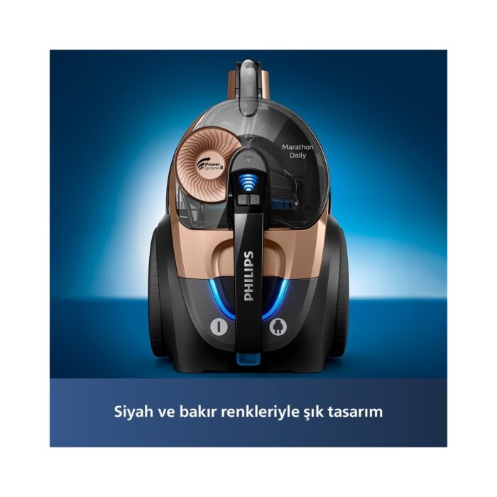 Philips Marathon Daily XB7151/07 Toz Torbasız Elektrikli Süpürge - Görsel 3
