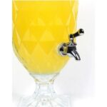 Devigo Cam Şerbetlik Lüks 4.5 Litre Kokteyl Limonata Meşrubat Sebil