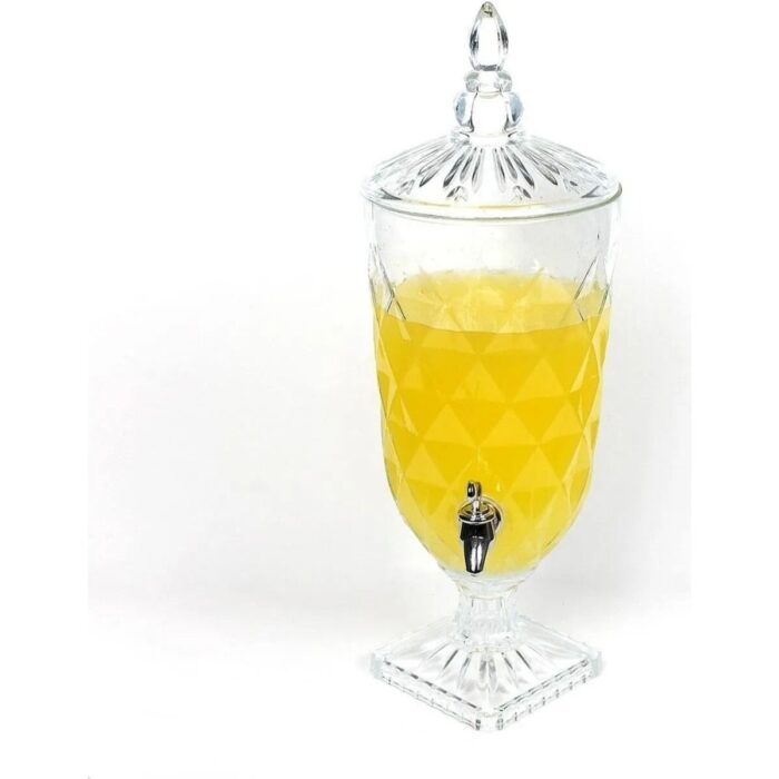 Devigo Cam Şerbetlik Lüks 4.5 Litre Kokteyl Limonata Meşrubat Sebil - Görsel 5