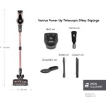 Karaca Vantuz Power Up Telescopic Dikey Süpürge Rosegold - Görsel 2