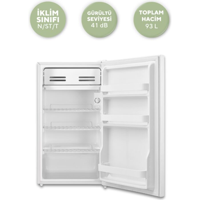 KUMTEL 93L Beyaz Büro Tipi Buzdolabı HMB-110 - Görsel 2