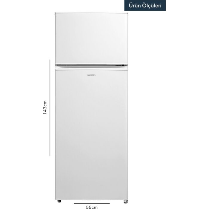 Kumtel Çift Kapılı Buzdolabı 204L HTMF-210 - Görsel 4