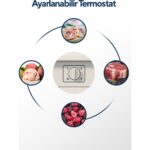 Kumtel 3 Çekmeceli Dikey Derin Dondurucu 88L HFR-100 - Görsel 5