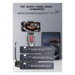 Xwa 360 Derece Oynar Başlı 6mm Lens Çapı 1 metre Endoskop Yılan Kamera - Görsel 2