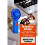 Moen Taşınılabilir Şarjlı El Fanı - Turbo Üfleme Teknolojisi, 3 Kademe Hız Ayarı, Yüksek Dayanıklılık - Görsel 2
