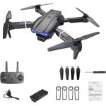 Hk Tech E99 Katlanabilir Drone, Profesyonel Hd Kamera, Wifi, Fpv Fotoğraf Quadcopter Selfie Drone - Görsel 3