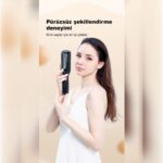 VeryFit 2 In 1 Negatif Iyon Teknolojili Saç Kırık Alma Makinesi LCD Ekran ( Şarjlı Kablosuz Stantlı ) - Görsel 2