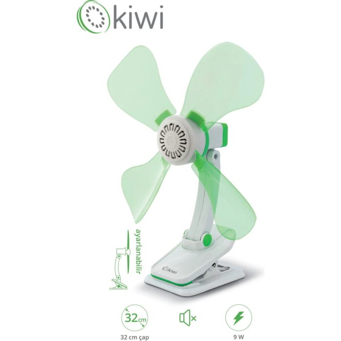 Kiwi Fan 7604 Klipsli Masa Üstü Vantilatör - Görsel 2