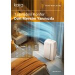 Kaira DPCY35BK 12000 BTU Mobil İnverter Klima Soğutma-Isıtma-Nem Alma - Görsel 3