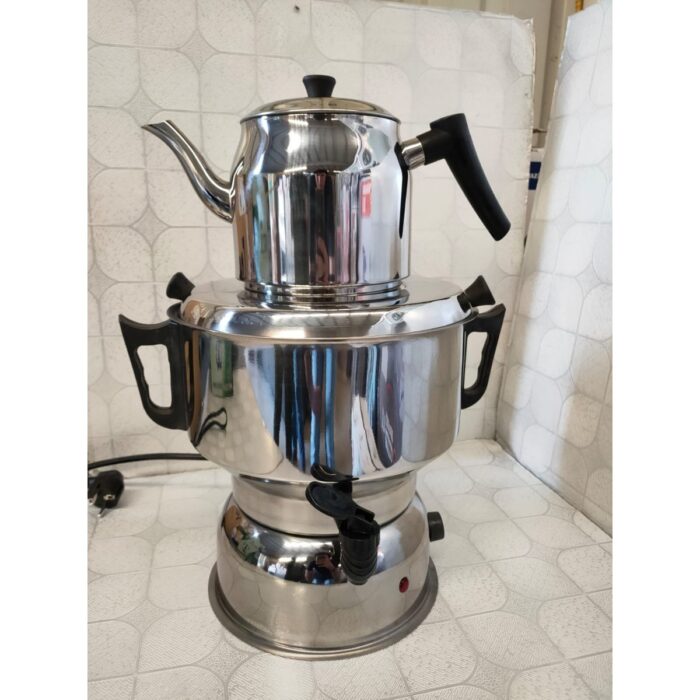 Seçil 70 Bardak Paslanmaz Çelik Elektrikli Termostatlı Semaver – Enerji Tasarruflu Çay Kazanı - Görsel 2