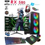 Teknocity TC80X Ryzen 5 5500 32GB 1tb M.2 Nvme SSD RX580 8gb 24'' 180hz Curved Oyuncu Masaüstü Bilgisayarı