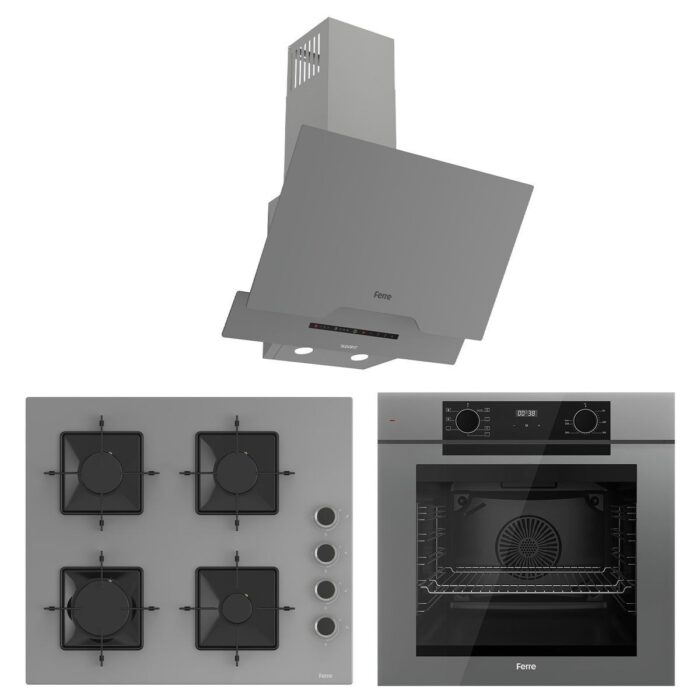 Ferre New Grion Silent Ankastre Set ( QEP63CPR-SS208-D065SA ) - Görsel 1