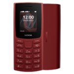 Nokia 105 TA-1557 Tuşlu Cep Telefonu Red (2 Yıl Türkiye Distribütör Garantili)