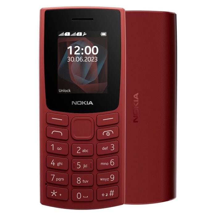 Nokia 105 TA-1557 Tuşlu Cep Telefonu Red (2 Yıl Türkiye Distribütör Garantili) - Görsel 1